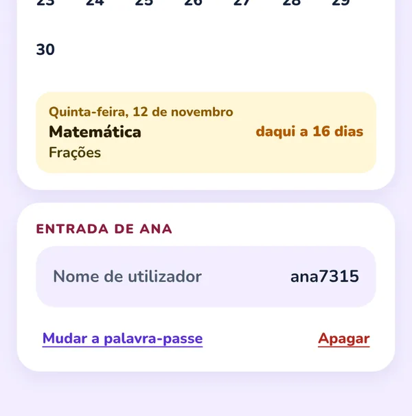 Entrada do educando